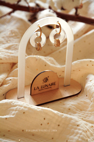 Boucles d'oreilles | Saturne
