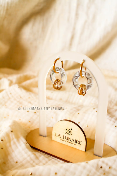 Boucles d'oreilles | Saturne
