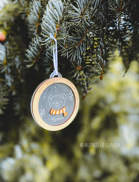 Boule de Noël | Petit ourson d'hiver