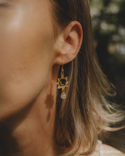 Boucles d'oreilles | Lunaire