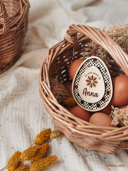 Nominette de Pâques | L'oeuf en osier (avec ou sans panier)