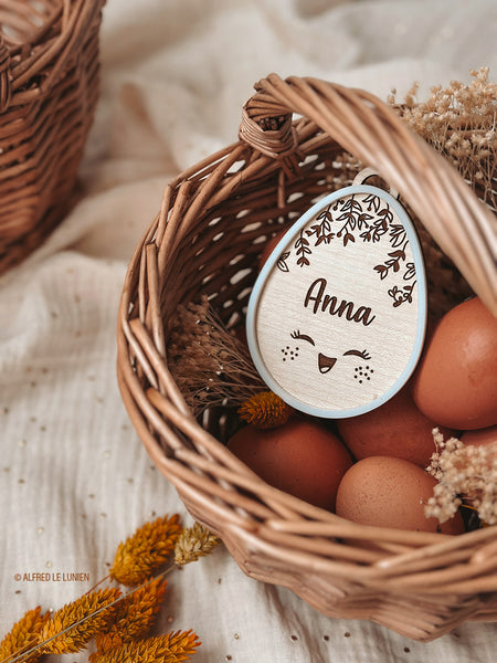 Nominette de Pâques | L'Oeuf qui rit (avec ou sans panier)