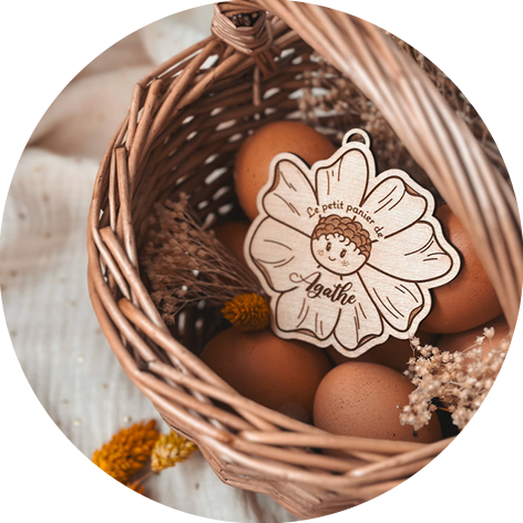 Nominette de Pâques | Poppy (avec ou sans panier)
